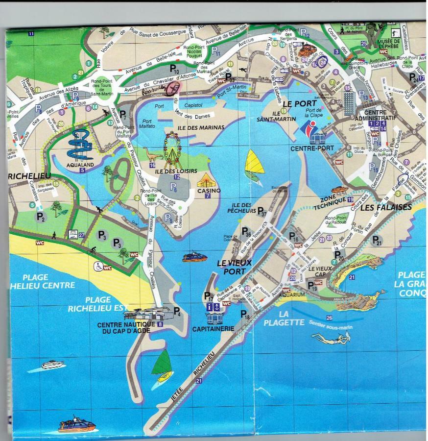 Appartement Cap D'Agde 2 Pieces - 4 Personnes מראה חיצוני תמונה